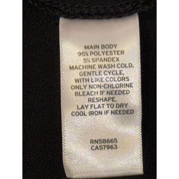 Abound Womens Black Sleeveless Fit & Flare Dress XS - Picture 2 of 7